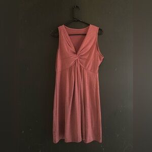 Elegant Sleeveless Pink Dress
